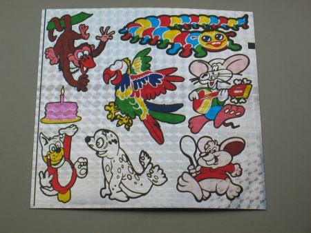 Holografische knipstickers --- nr. 053 --- DIVERSE DIEREN - 1