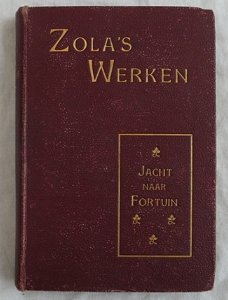 Boekje, Zola's Werken, Jacht naar Fortuin, Emile Zola, jaren'20.