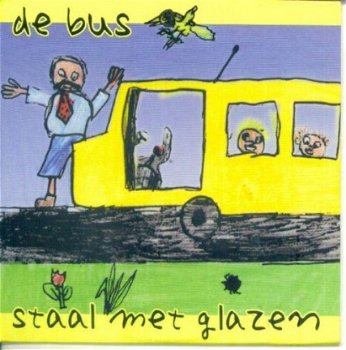 Staal Met Glazen - De Bus 3 Track CDSingle - 1