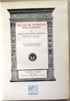 Villas of Florence and Tuscany 1922 Architectuur Toscane - 4