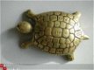 koperen schildpadje 6,5 x 5 cm gew. 62 gram - 1 - Thumbnail