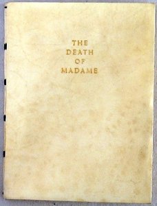 The Death of Madame 1931 Mme De La Fayette Oplage van 325 ex
