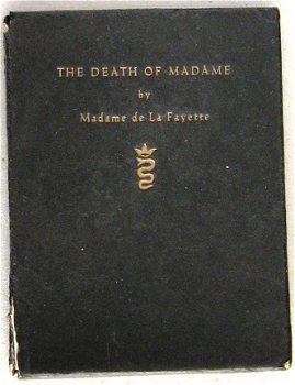 The Death of Madame 1931 Mme De La Fayette Oplage van 325 ex - 2