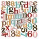 SALE NIEUW vel die-cut Mini Monograms Alfabet Blush van BASIC GREY - 1 - Thumbnail