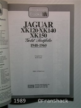 [1989] Jaguar XK 120/140/150 Gold Portfolio 1948-1960. Brooklands Books - 2