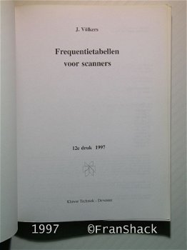 [1997] Frequentie-tabellen voor scanners, Völkers, Kluwer - 2