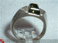 Zilveren ring met Barnsteen  &quot;Adina&quot;