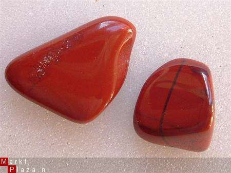 2 Stuks Rode Jaspis Red Jasper Set 3 - 1