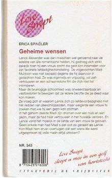 Erica Spindler - Geheime wensen - Loveswept 343 NIEUW ! - 2
