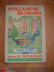 Hollandse bloemen: Crocussen door H. Menkman