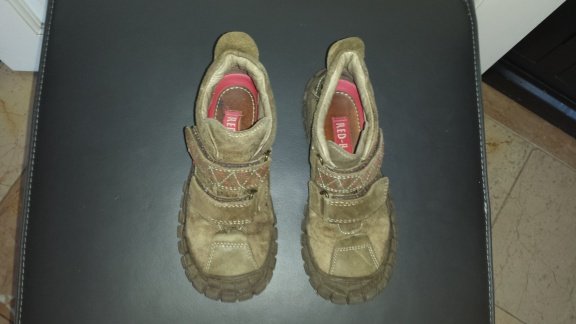 Red Rag bruine leren schoenen met rubberen stootrand maat 31 - 6