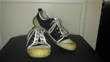 Track Style zwart witte zomer schoenen maat 34