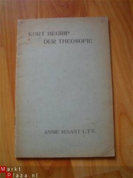 Kort begrip der theosofie door Annie Besant L.T.V. - 1