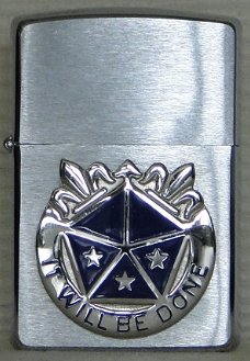 Zippo Army Crest 5th Corps (USA) It will be done 1995 NIEUW MIB D25