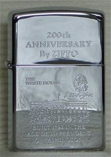 Zippo 200th Anniversary White House 1993 NIEUW MIB D35