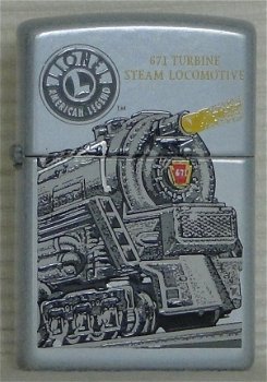 Zippo Lionel 671 Turbine Steam Locomotive 1999 NIEUW MIB D63 - 1
