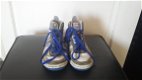 Quick witte half hoge sneakers schoenen maat 33 - 4 - Thumbnail
