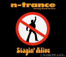 N-Trance Featuring Ricardo Da Force - Stayin' Alive 4 Track CDSingle
