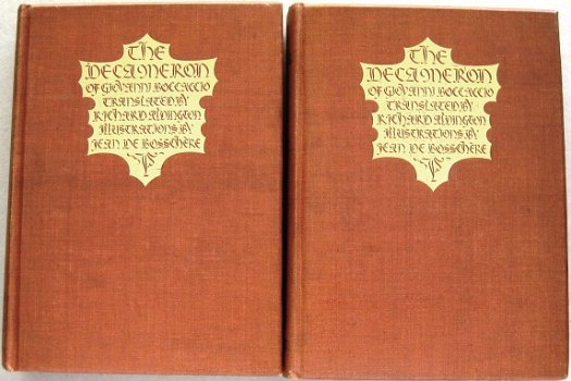 The Decameron 1930 Boccaccio - Bosschère (ill.) nr 430\2500 - 2