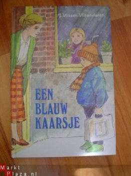 Een blauw kaarsje door J. Visser -Vlaanderen - 1