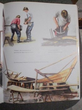 Sporen van een ambacht Het houten schip Scheepvaart Frederik J. Weijs Groot boek A4 Hard kaft me - 2