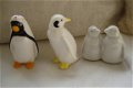 3 pinguin beeldjes van bone China porselein 8 en 5,5 cm Prijs 7,50 Verzendkosten 6,95 maar u kunt de - 1 - Thumbnail