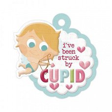 SALE NIEUW Embossed die-cut tag Love Struck I've Been Struck We R