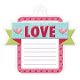 SALE NIEUW Embossed die-cut tag Love Struck / Love van We R - 1 - Thumbnail