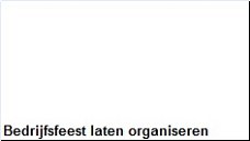 Bedrijfsfeest laten organiseren