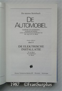 [1987] De automobiel/ Elektrische Installatie, de Boer ea, Kluwer. - 2