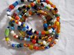ketting trade beads afrika afrikaans kralensnoer christmas bead hippiemarkt - 1 - Thumbnail