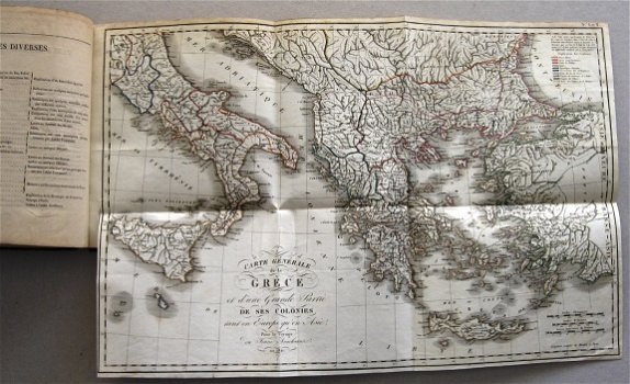 Atlas (1822) des oeuvres complètes de J.J. Barthelemy - 1
