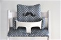 Stoelverkleiner kussen gecoat voor stokke tripp trapp kinderstoel Grey Snor' - 1 - Thumbnail