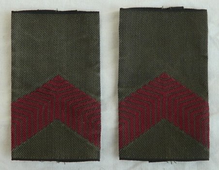 Rang Onderscheiding, Gevechtstenue, Soldaat 2e Klasse, Koninklijke Landmacht, jaren'90.(Nr.1) - 1