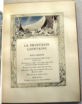 La Princesse Lointaine 1919 Rostand 52/100 band Bumpus Oxf. - 5