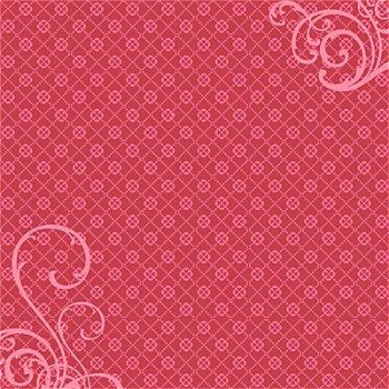 SALE NIEUW vel scrappapier Sweet 3 Sweet Swirl Squares van DCWV - 1