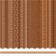 SALE NIEUW vel glitter scrappapier Sweet 6 Chocolate Stripes Lace van DCWV - 1 - Thumbnail