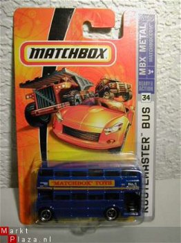 Matchbox Routemaster Bus no. 34 blauw - 1