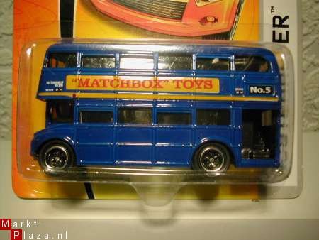 Matchbox Routemaster Bus no. 34 blauw - 1