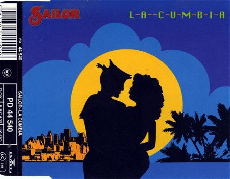 Sailor ‎– La Cumbia 3 Track CDSingle - 1