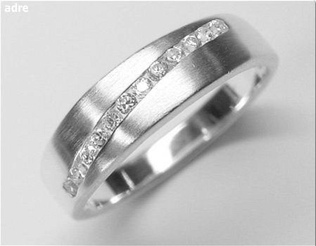 No 1007 Zilveren ring 18 mm - 1