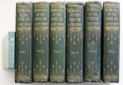 Memoirs of the Duke de Saint-Simon 1915-1918 Zesdelige set - 1