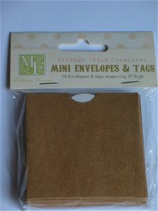 Melissa Francis mini envelopes&tags