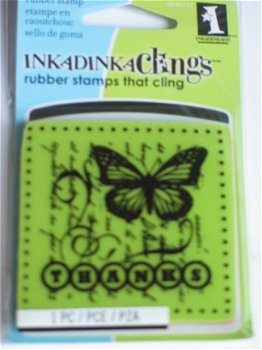 inkadinkado rubber stamp thanks - 1