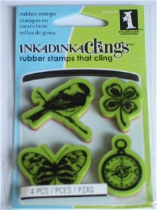 inkadinkado rubber stamp woodland