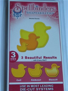 Spellbinders nested ducks - 1