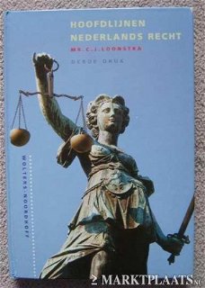 Mr. C.J. Loonstra - Hoofdlijnen Nederlands Recht (Hardcover/Gebonden)