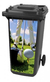 Golf kliko container sticker Tee, decoratie golf stickers - 5