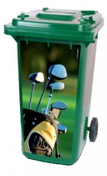 golf container sticker golf bag, otto, kliko decoratie, bak - 1