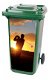 golf sunrise kliko container sticker, afvalbak deko stickers - 1 - Thumbnail